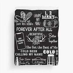 Luke Combs Country Music Shirt Duvet Cover