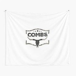 Combs Bullskull Frame Tapestry