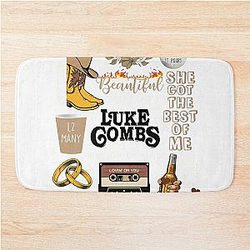 Luke Combs Vintage Texas Music Rodeo Bath Mat