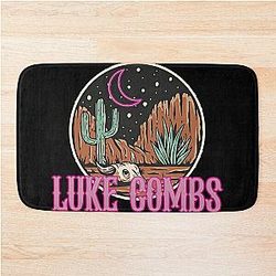 Luke Combs Music Neon Country Bath Mat