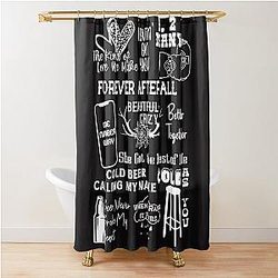 Luke Combs Country Music Shirt Shower Curtain