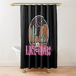 Luke Combs Music Neon Country Shower Curtain