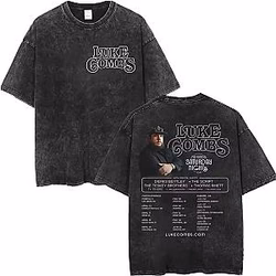 My Kinda Saturday Nights Tour 2026 List Music DtnK0405 Washed Luke Combs T-Shirts