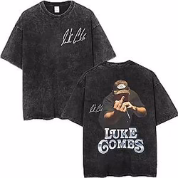 Middle Finger Tour 2026 DTNK0405 Washed Luke Combs T-Shirts
