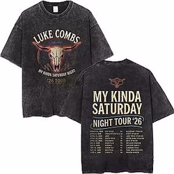 Night Tour 2026 DTNK0206 Washed Luke Combs T-Shirts