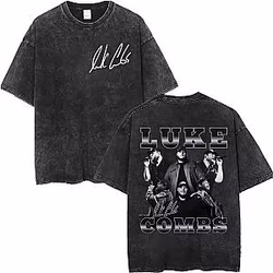 New Design In 2026 Tour DTNK0206 Washed Luke Combs T-Shirts