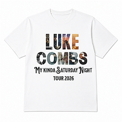 My Kinda Saturday Night Tour 2026 PTTT1307  Luke Combs T-Shirts
