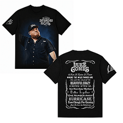 Luke Combs My Kinda Saturday Night TOUR 2026 List HTCT1707i Luke Combs T-Shirts