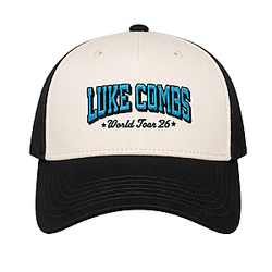 World Tour 2026 Trucker DTNK0608 Printed Luke Combs Hats & Caps