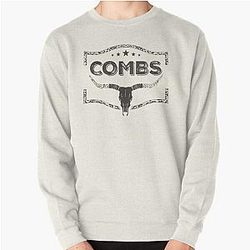  Combs Bullhead Sweater, Country Pullover Sweatshirt