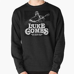 Luke Combs tour kegelapan Pullover Sweatshirt