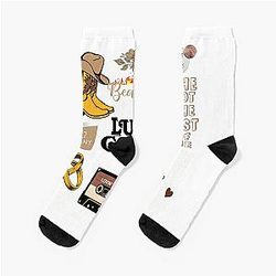 Luke Combs Vintage Texas Music Rodeo Socks