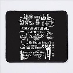 Luke Combs Country Music Shirt Mouse Pad