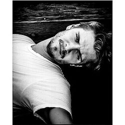 Posterazzi Luke Grimes Black and White Photo Print (16 x 20) - Item # MVM73834