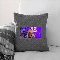 LuluLuvely Cracked Aim Tee Lulu Luvely Pillows Cover