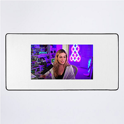 LuluLuvely Cracked Aim Tee Lulu Luvely Mouse Pads