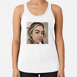 LuluLuvely Unique Pout Motif Lulu Luvely Tank Tops
