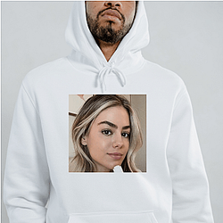 LuluLuvely Unique Pout Motif Lulu Luvely Hoodies