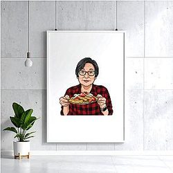 Warm Heart In The Kitchen TTPM0601 Lynja Posters
