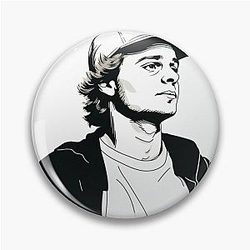 Mac Demarco Line Art  Pin