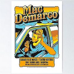 Retro Car Mac Demarco Poster