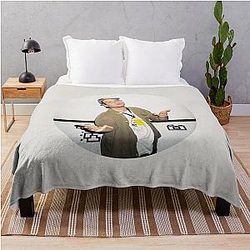 Singer Mac Demarco Circle Design Throw Blanket