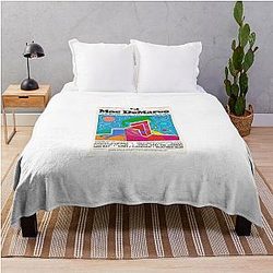 Mac DeMarco Art Throw Blanket