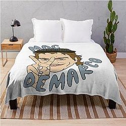 Retro Vintage Mac Demarco Love You Throw Blanket