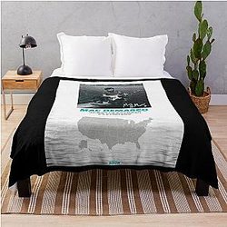 Mens Funny Mac Demarco Gift For Music Fans Throw Blanket