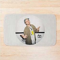 Singer Mac Demarco Circle Design Bath Mat