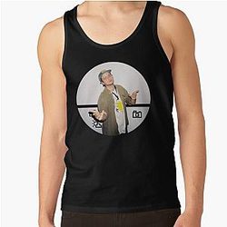 Singer Mac Demarco Circle Design Tank Top