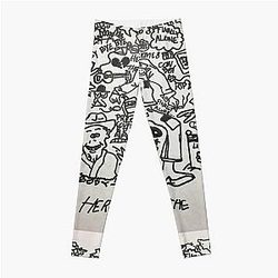 Here Comes The Cowboy Mac Demarco Leggings