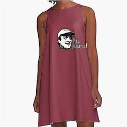 Mac Demarco Head  	 	 A-Line Dress