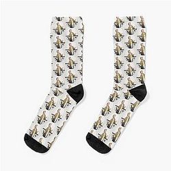 Singer Mac Demarco Circle Design Socks