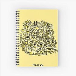 Mac Demarco Album Poster Spiral Notebook