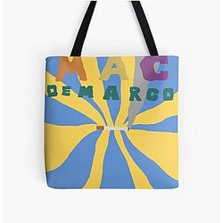 Mac Demarco Blue Yellow Cigarette All Over Print Tote Bag