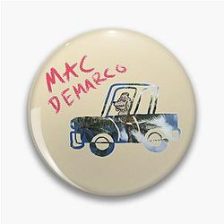 Mac Demarco Dog Design Pin
