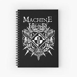 Machine Head Lion Spiral Notebook