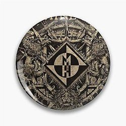 Machine Head bloodstone diamonds Pin