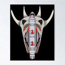 Demon Machine Head Poster