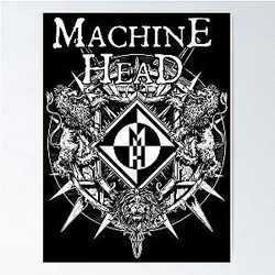 Machine Head Lion Poster