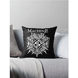 Machine Head Lion Throw Pillow