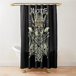 Machine Head Shower Curtain