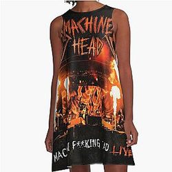 Machine Head machine fking head live A-Line Dress