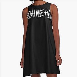 Machine Head logo A-Line Dress