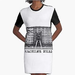 Machine head - Old machine Graphic T-Shirt Dress
