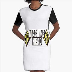 Machine Head Graphic T-Shirt Dress