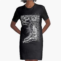 Machine Head Halo Graphic T-Shirt Dress