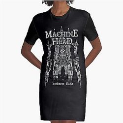Machine Head Darkness Within Graphic T-Shirt Dress
