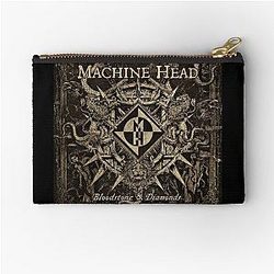 Machine Head bloodstone diamonds Zipper Pouch